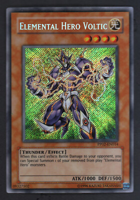 Yugioh Elemental Hero Voltic - PP02-EN014 - Secret Rare - Unlimited Edt. NrMt-Mt-image