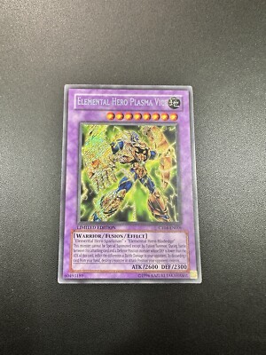 Yu-Gi-Oh! *MISPRINT* Elemental HERO Plasma Vice CT04-EN006 Limited Edition BLEED-image