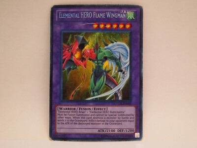 HP Elemental HERO Flame Wingman - LCGX-EN045 - Secret Rare - Unlimited-image