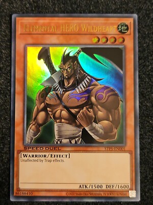 Yu-Gi-Oh! Elemental Hero Wildheart OTS STP5-EN001 ULTRA RARE NM-image