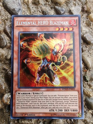 YU-GI-OH! ELEMENTAL HERO BLAZEMAN- 1ST EDITION-image
