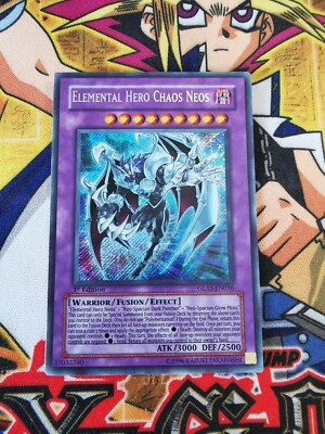 Elemental Hero Chaos Neos glas-en036 1st Edition (HP) Secret Rare Yu-Gi-Oh!-image