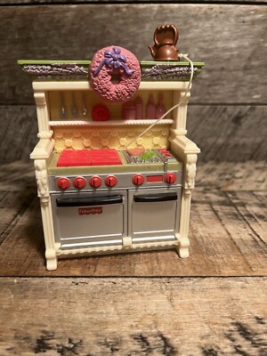 Fisher Price Loving Family Doll House Kitchen Stove Teapot With Sound Vintage -image