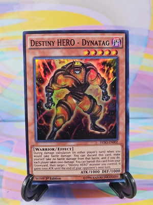 Yu-Gi-Oh TCG Card | Destiny HERO - Dynatag DESO-EN002 First Edition-image