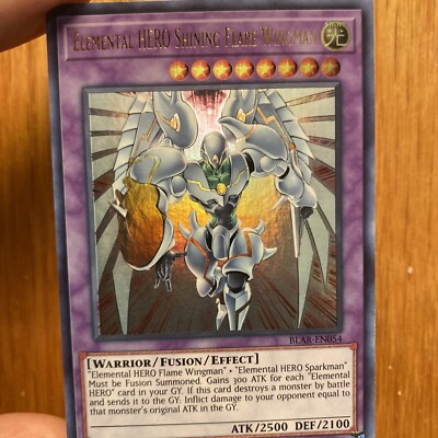 Yu-Gi-Oh! Elemental HERO Shining Flare Wingman SGX3-ENI25 1st Edition Speed Duel-image