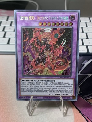 Destiny Hero - Destroyer Phoenix Enforcer BODE-EN039 | Secret Rare 1st Ed | NM-image