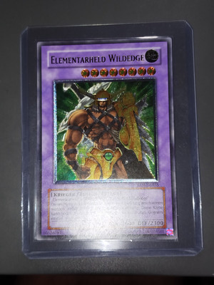 Yugioh! Elemental Hero Wildedge Ultimate Rare EEN-EN035 German-image