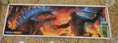 Godzilla vs. Kong Art Print - Pablo Olivera BNG 12x36-image