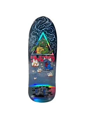 Santa Cruz x Godzilla Mothra Natas Skateboard Deck, 10.538