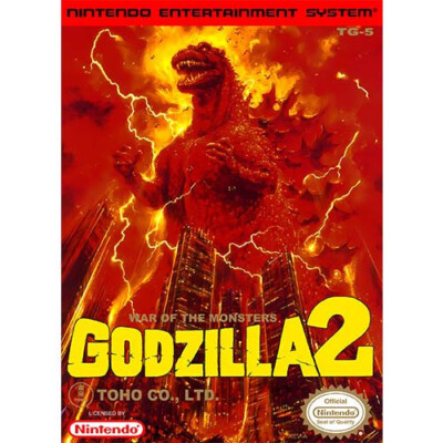 Godzilla 2 War of the Monsters  NES Poster High Quality 8x10 8.5x11 11x17 13x19-image