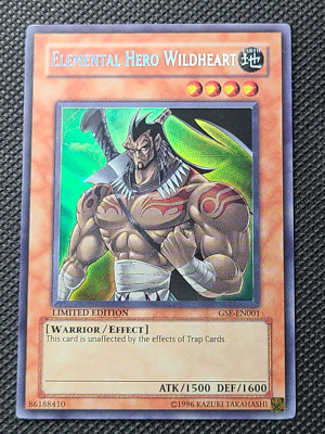 Yu-Gi-Oh! Elemental HERO Wildheart EHC2-EN003 Limited Secret Rare NM-image