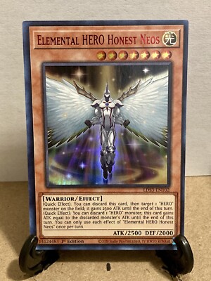 Yu-Gi-Oh! TCG 🔴 Elemental HERO Honest Neos (Red) - LDS3-EN102 1st Edition-image