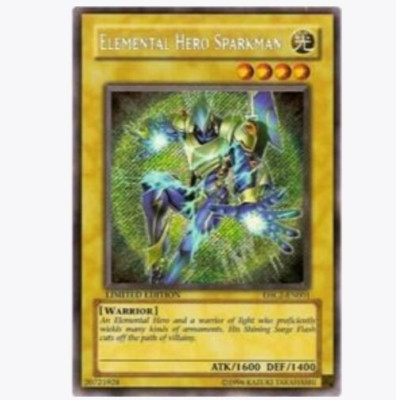 Elemental Hero Sparkman (EHC2-EN001) - Secret Rare - Yugioh *FREE SHIPPING-image