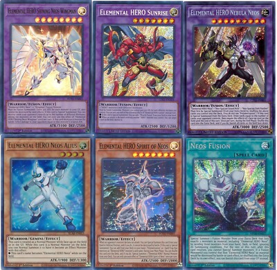 Yugioh Neo-Spacian 2024 Deck - Elemental Hero Shining Neos Wingman Jaden Yuki NM-image