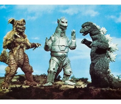 Godzilla Vs Mechagodzilla An Art Poster Vintage 4x6 PHOTO PRINT-image