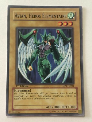 Yu-Gi-Oh Card - JCC - Avian, Elemental Hero - DP1-FR001-image