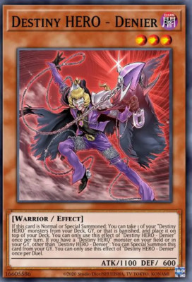 Destiny HERO - Denier - BLC1-EN153 - Common 1st Edition -  - NM-image