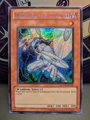 🔥 Destiny HERO - Disk Commander - LCGX-EN133 - Secret Rare ( NM ) YuGiOh 🔥-image