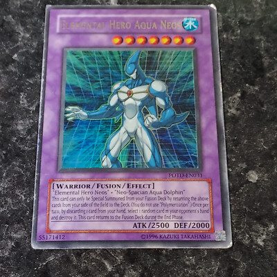 Elemental Hero Aqua Neos - POTD-EN031 - Ultra Rare Foil Holo Yugioh Yu Gi Oh!-image