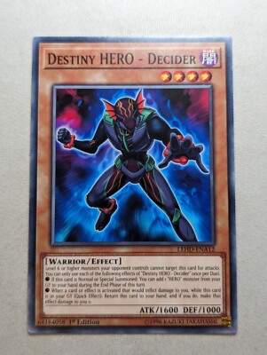 DESTINY HERO - DECIDER (LEHD-ENA12) - YuGiOh Common 1st Ed.-image