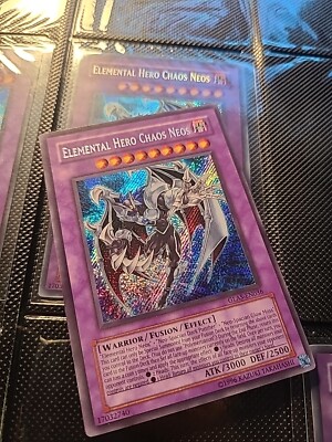 Elemental Hero Chaos Neos Secret Rare Unlimited GLAS-EN036 -image