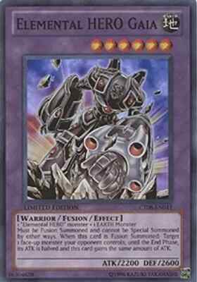 YUGIOH CT08-EN011 ELEMENTAL HERO GAIA SUPER RARE NEAR MINT (NM)-image