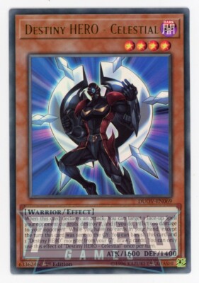Yugioh Destiny HERO - Celestial DUOV-EN069 Ultra Rare 1st Edition NM/LP-image