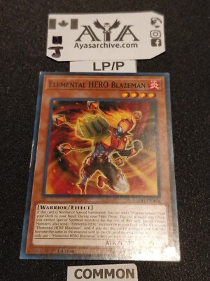 1x Elemental HERO Blazeman - LEHD-ENA16 - Common 1st LP/P - Yu-Gi-Oh!-image