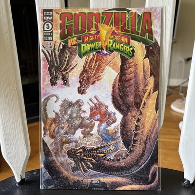 GODZILLA VS THE MIGHTY MORPHIN POWER RANGERS #5 2022 NM COVER A IDW COMICS b-391-image