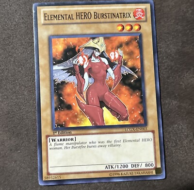 Elemental HERO Burstinatrix LCGX-EN003 1st Ed Legendary Collection 2 NM-image