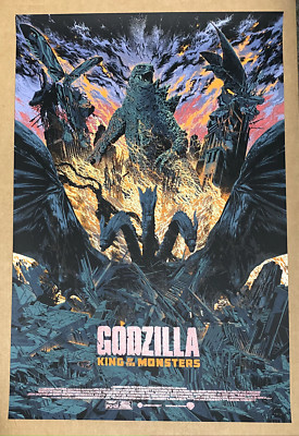 Godzilla King of Monsters poster art by Kilian Eng Screenprint LE/75 Mondo-image