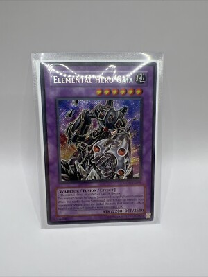ANPR-EN099 Elemental Hero Gaia Secret Rare UNL Edition YuGiOh Card EURO-image