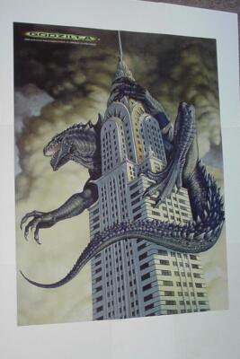 Godzilla Poster # 4 King Kong Frank Ordaz Art-image