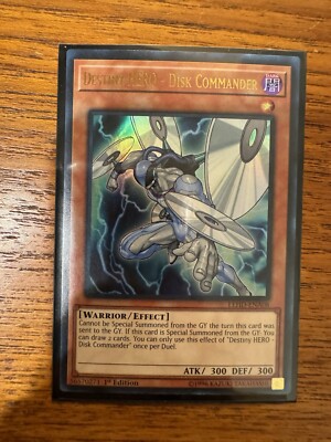 Destiny HERO - Disk Commander (LEHD-ENA08) - Ultra Rare - 1st Edition LP-image