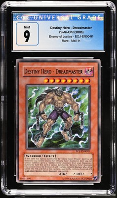 CGC 9 - 2006 Yu-Gi-Oh! Eoj-En004K Destiny Hero - Dreadmaster Mail In Redemption-image