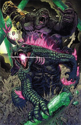 GODZILLA vs KING KONG - Matt FRANK - art print - SIGNED-image
