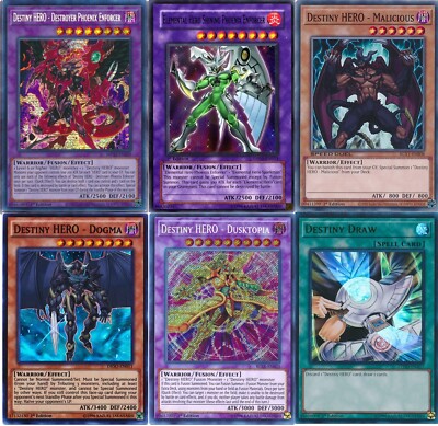 Yugioh Aster Phoenix 2024 Deck - Destiny Hero Destroyer Phoenix Enforcer - NM-image