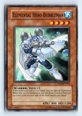 Yu-Gi-Uh Elemental Hero Bubbleman #DR04-EN014 Dark Revelation Volume 4 tcg-image