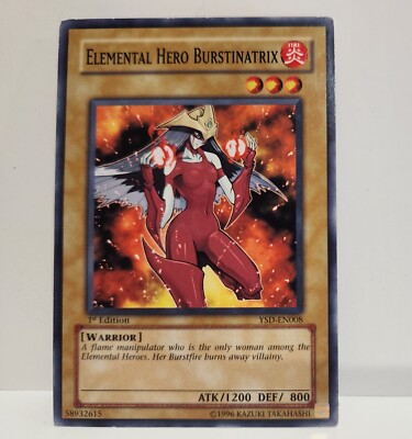 Yugioh - Elemental Hero Burstinatrix - 1st Edition - LP-image