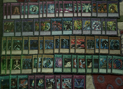 YuGiOh 70 Card Destiny HERO & Elemental Hero Fusion Deck w/30 Card Extra & Side-image