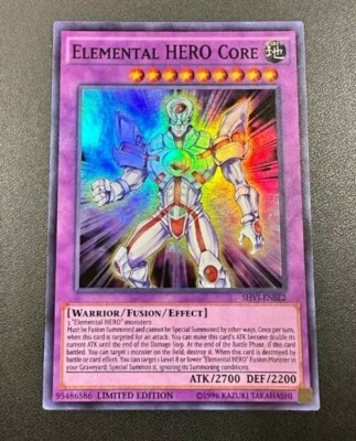 Yu-Gi-Oh! Elemental HERO Core SHVI-ENSE2 Super Rare Limited Editon NM-image