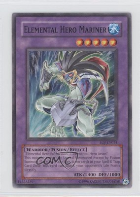 Elemental HERO Mariner Unlimited YuGiOh Enemy of Justice #EOJ-EN034 2006 0b3-image