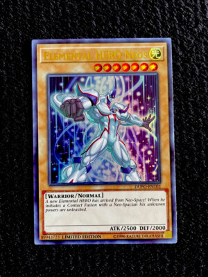 🔥 YUGIOH • ELEMENTAL HERO NEOS • ULTRA RARE • DUPO-EN102 • LIMITED-E • NM/M-image