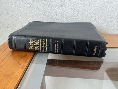 Dickson New Analytical Indexed Holy Bible 1964 Genuine Leather Concordance-image
