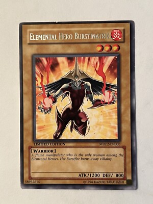 Elemental Hero Burstinatrix MDP2-EN003 McDonald's Promo Series 2 Limited Edition-image