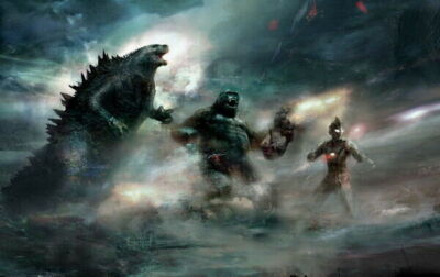 287594 Godzilla King of the Monsters Fighting Movie PRINT POSTER-image