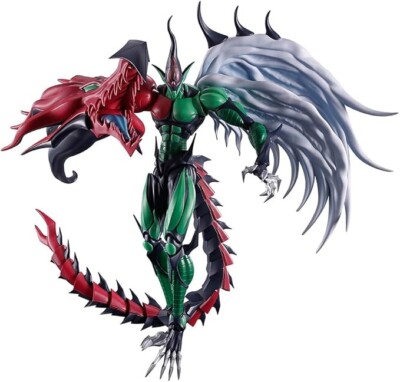 BANDAI S.H.MonsterArts Yu-Gi-Oh! Duel Monsters GX E. HERO Flame Wingman Figure-image