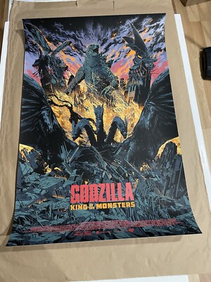GODZILLA KING OF THE MONSTERS Poster KILLIAN ENG Screen Print Mondo Style 24x36-image