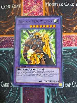 Yu-Gi-Oh! Elemental HERO Wildedge LCGX-EN049 Common 1st Edition Lightly Played-image