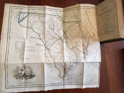 RARE 1809 History of South Carolina, Ramsay, Complete w/ 2 Large MAPS Charleston-image